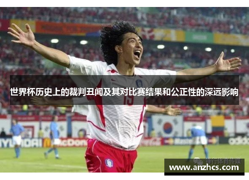 世界杯历史上的裁判丑闻及其对比赛结果和公正性的深远影响