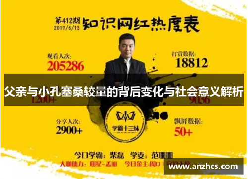 父亲与小孔塞桑较量的背后变化与社会意义解析